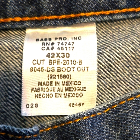 Redhead Mens Blue Jeans 5 Pocket Size 42Wx30L - Picture 10 of 15